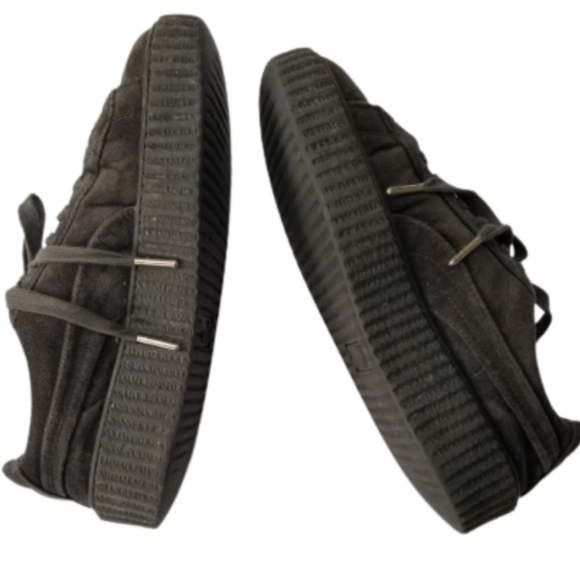 Savage X Fenty Velvet Gray Creepers Sneaker Shoe 8.5 Rihanna - Picture 6 of 11